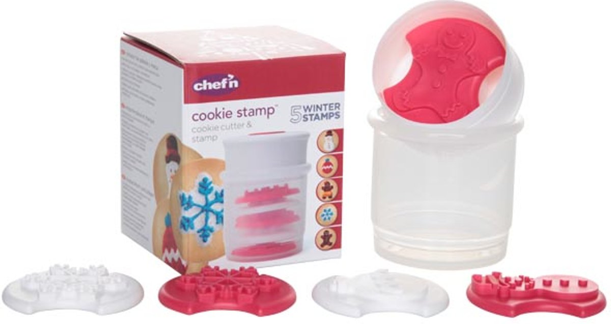 Chefn Cookiestamp Winter - Rood